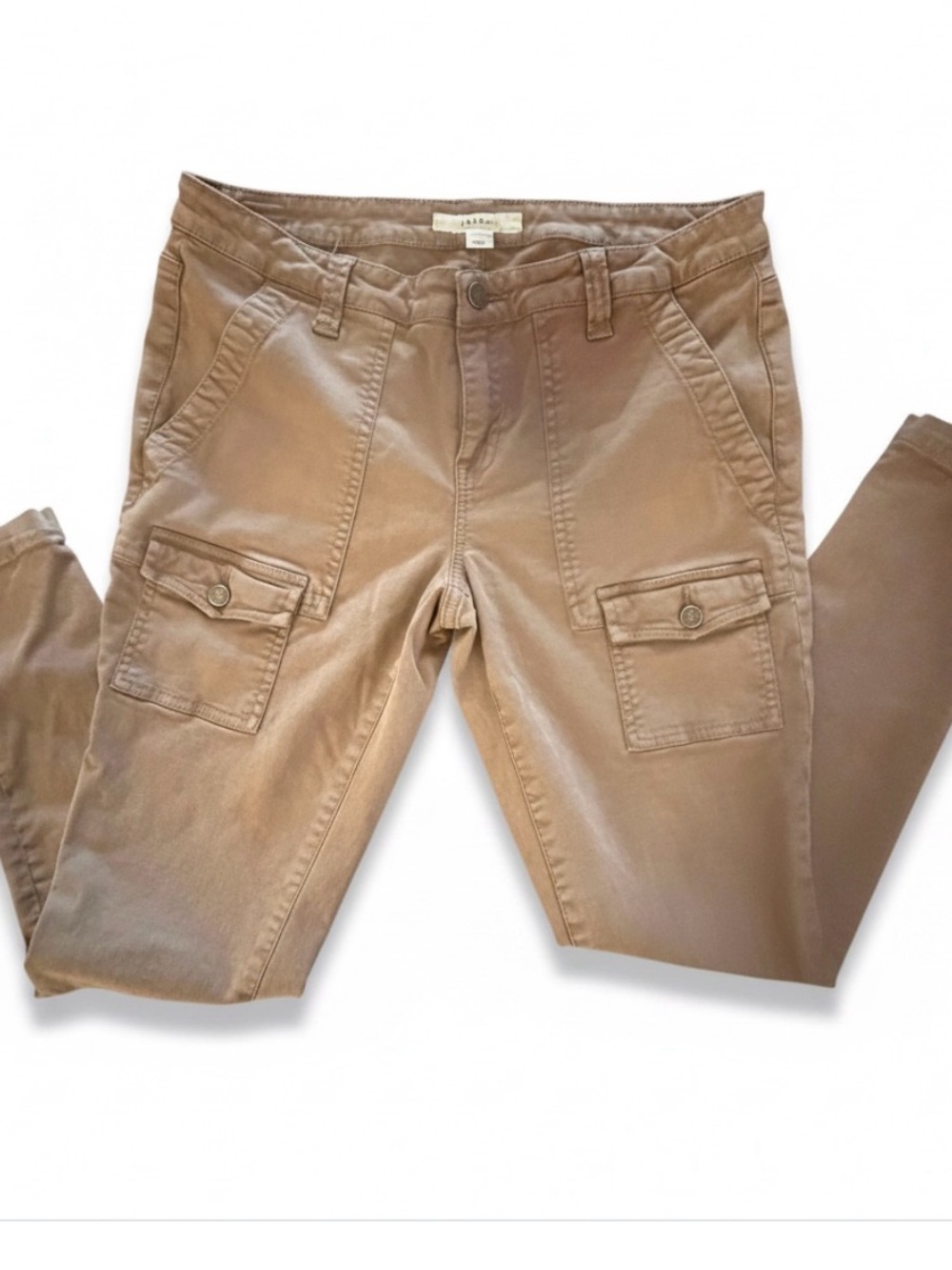 Joie Women's Skinny Cargo Jeans in Tan